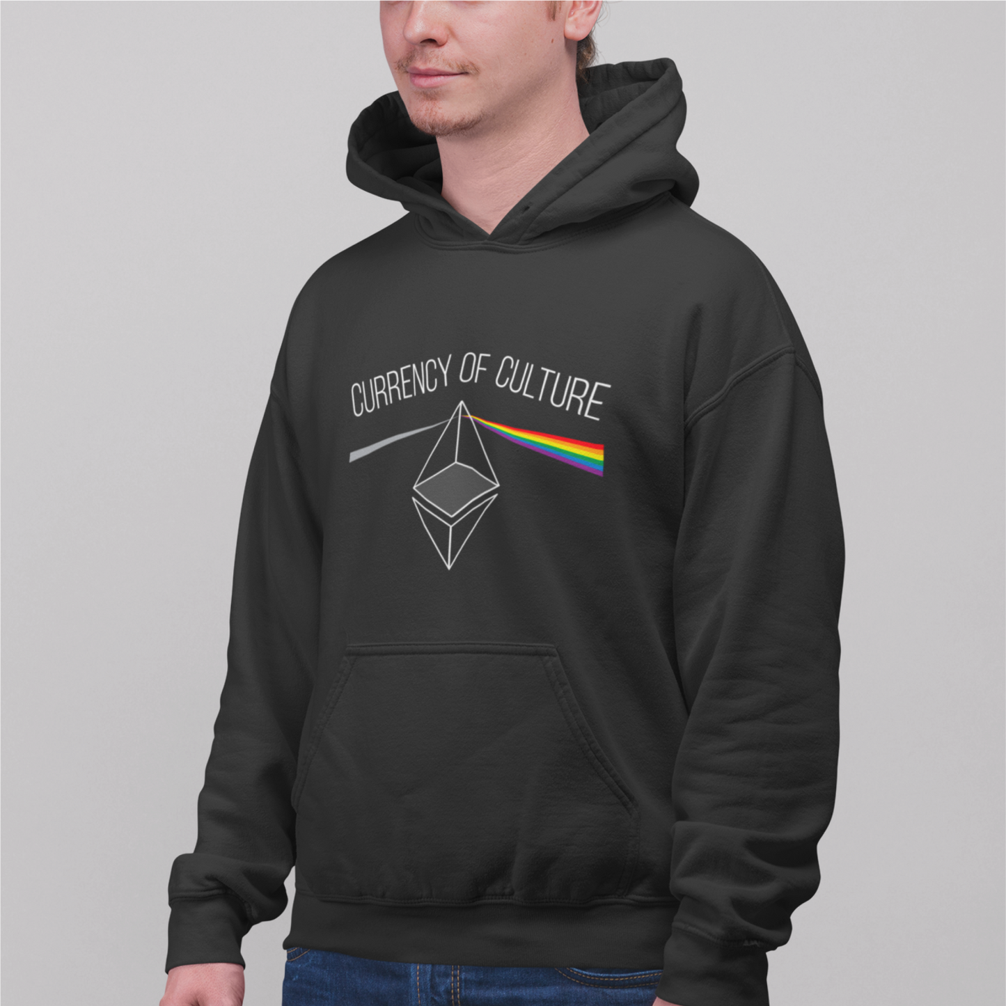 Currency of culture $ETH Spectrum Hoodie