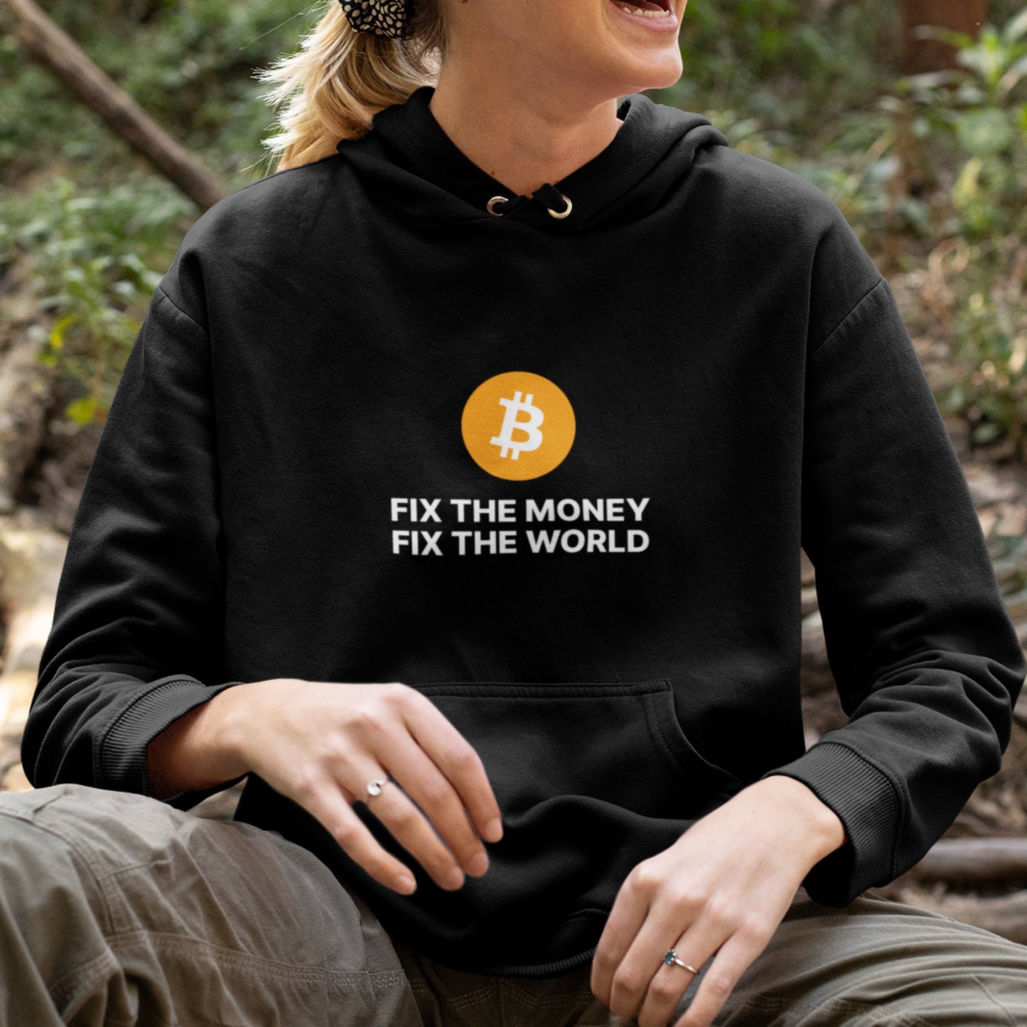 Bitcoin - Fix The Money Fix The World Hoodie