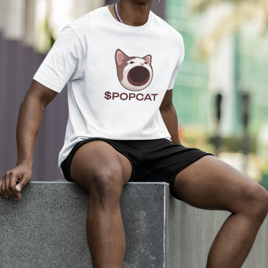 $POPCAT Logo Tee