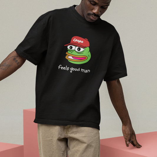 $PEPE- Feels Good Man Tee