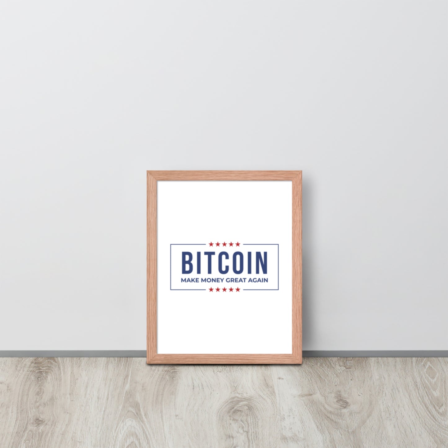 BITCOIN - Make Money Great Again Poster