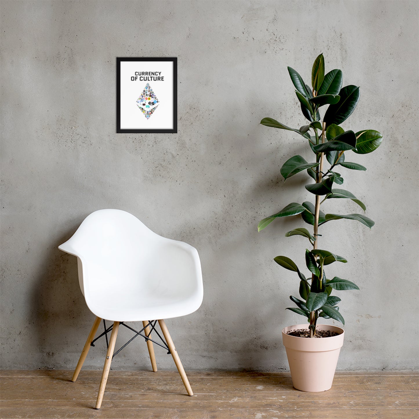 Currency of culture $ETH collective Poster