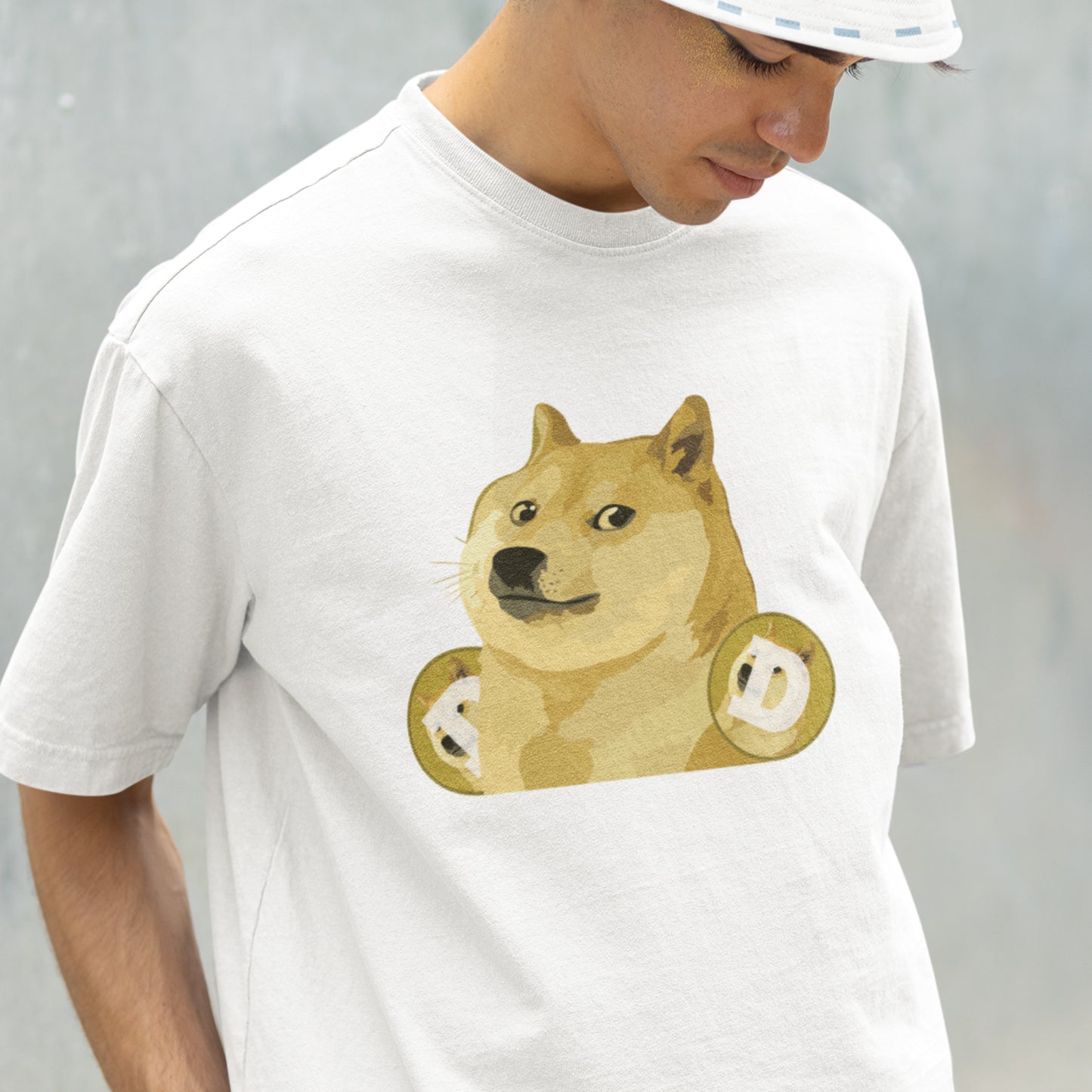 Doge With $DOGE Logo Tee
