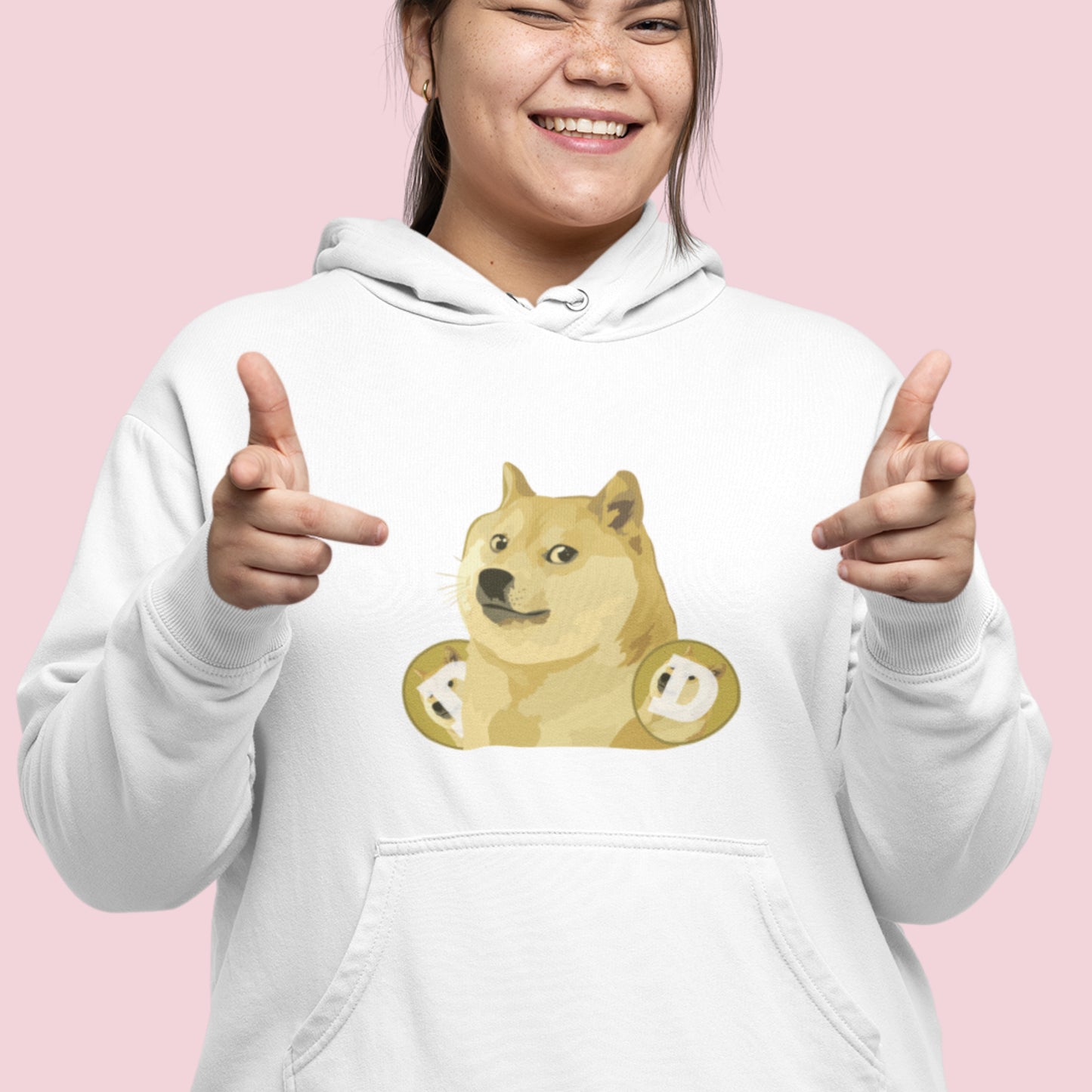 Doge With $DOGE Logo Hoodie