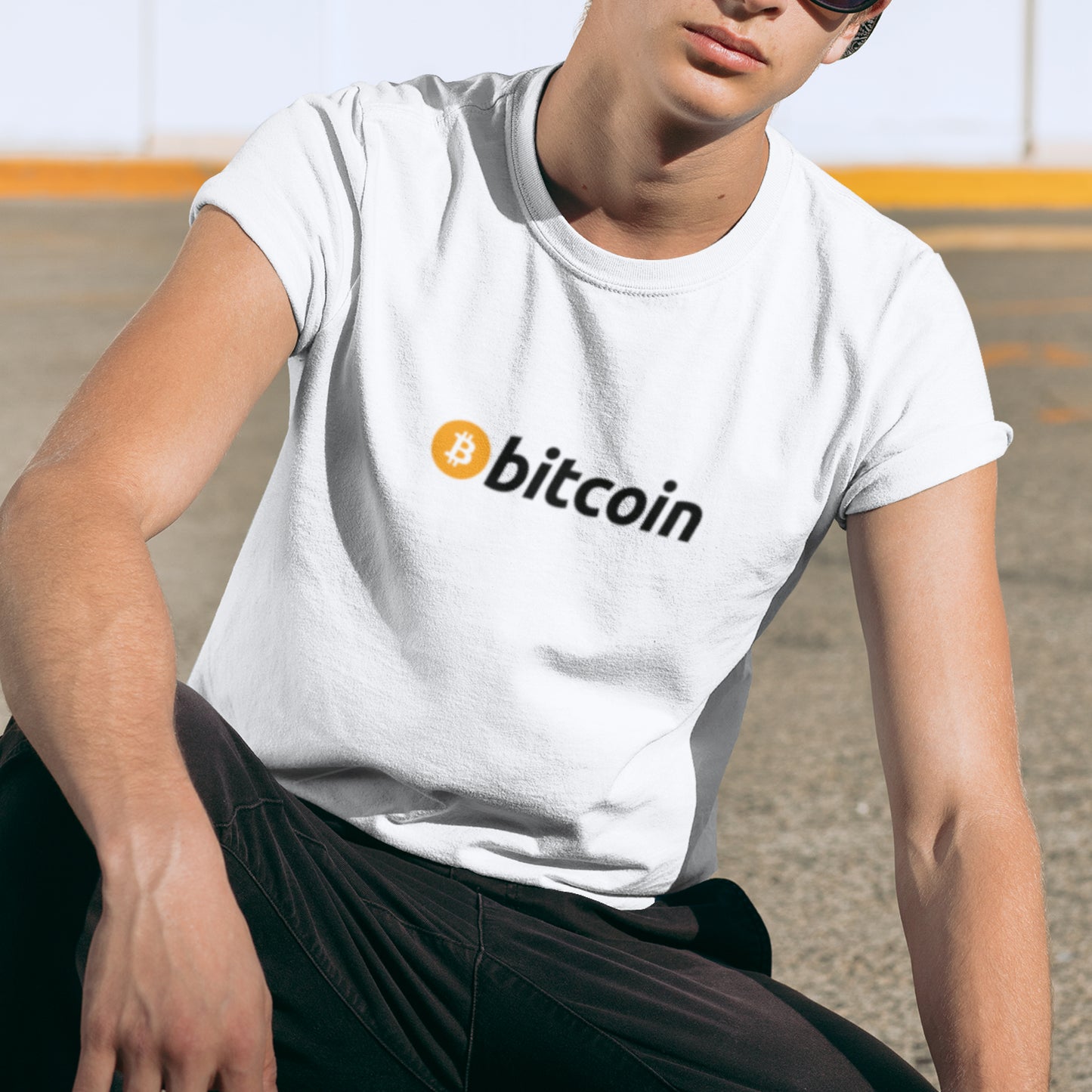 Classic Bitcoin Wordmark Tee