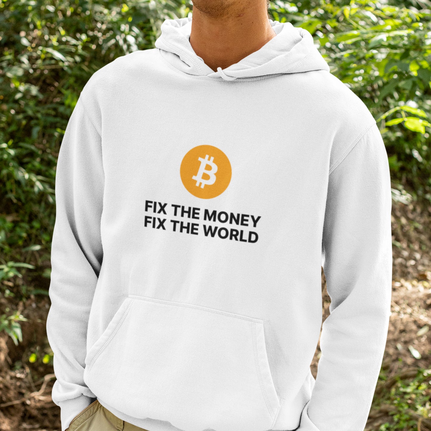Bitcoin - Fix The Money Fix The World Hoodie