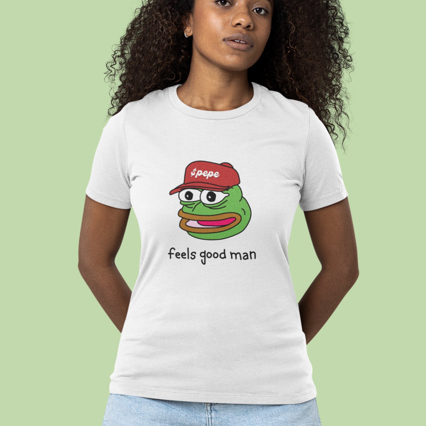 $PEPE- Feels Good Man Tee