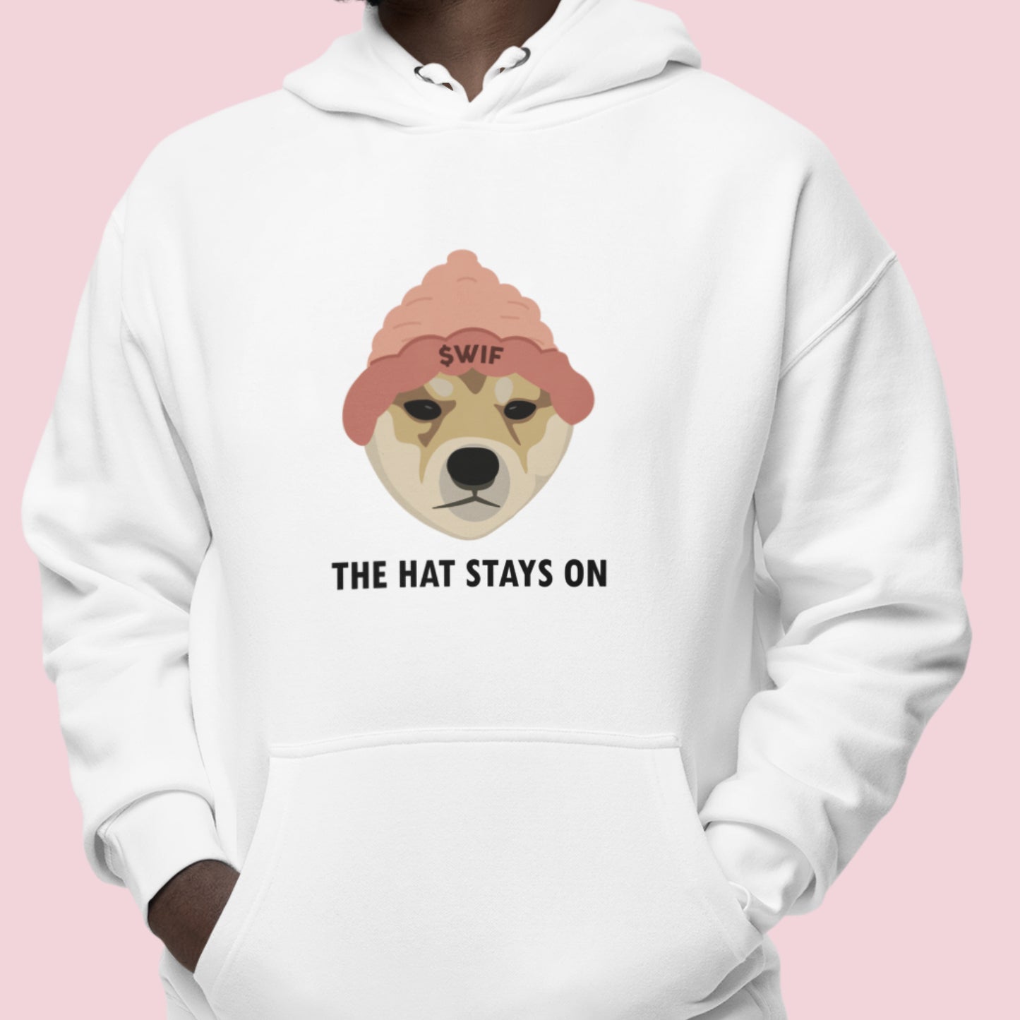 The Hat Stays On Hoodie