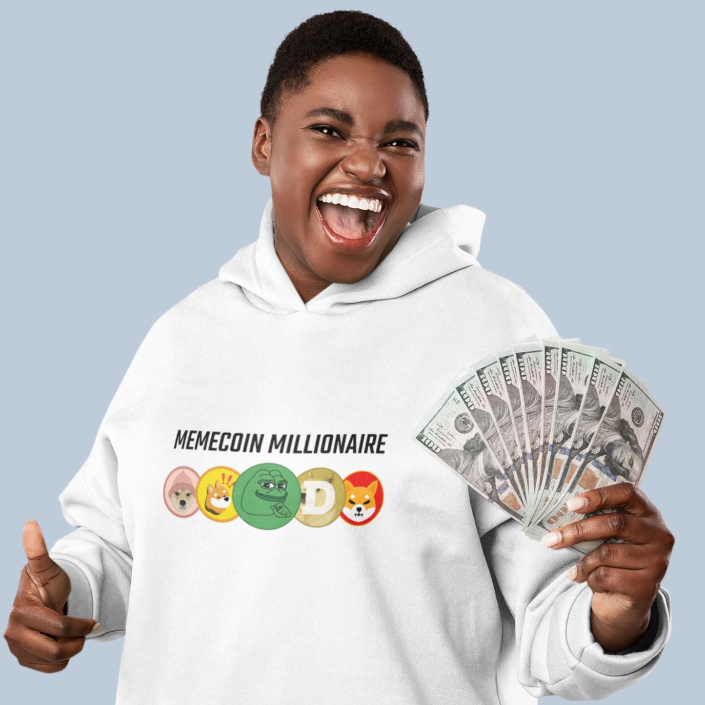 Memecoin Millionaire Hoodie