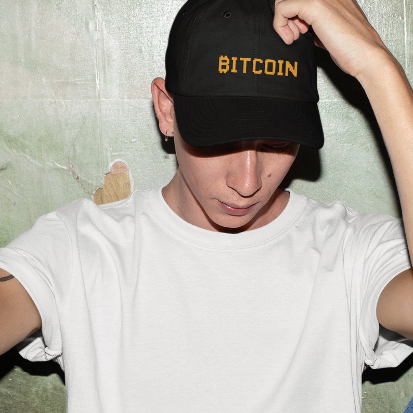 Bitcoin Typography Hat