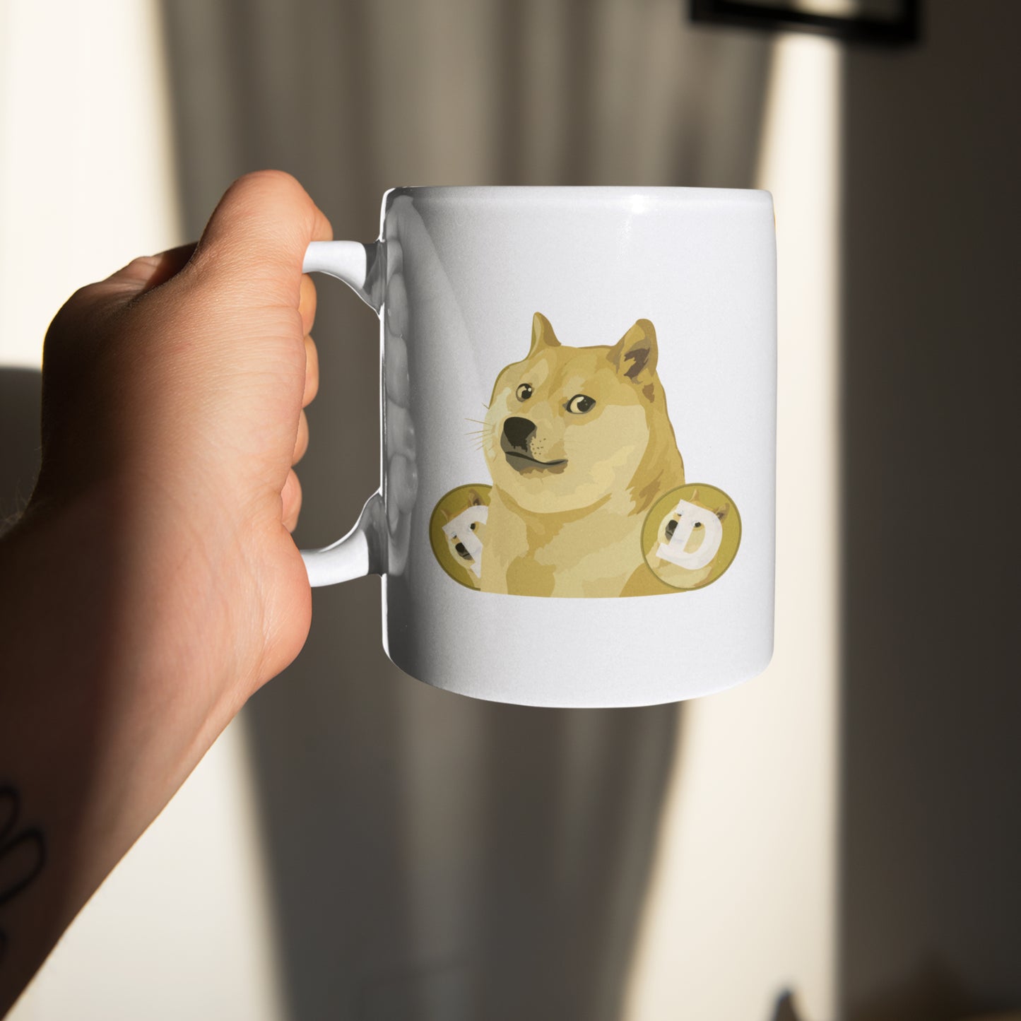 Doge With $DOGE Logo Mug