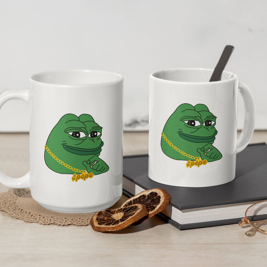 $PEPE Gold Chain Mug
