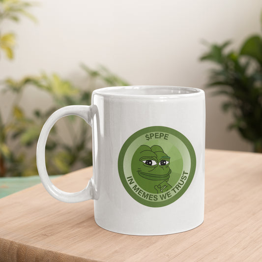 $PEPE - In Memes We Trust Mug