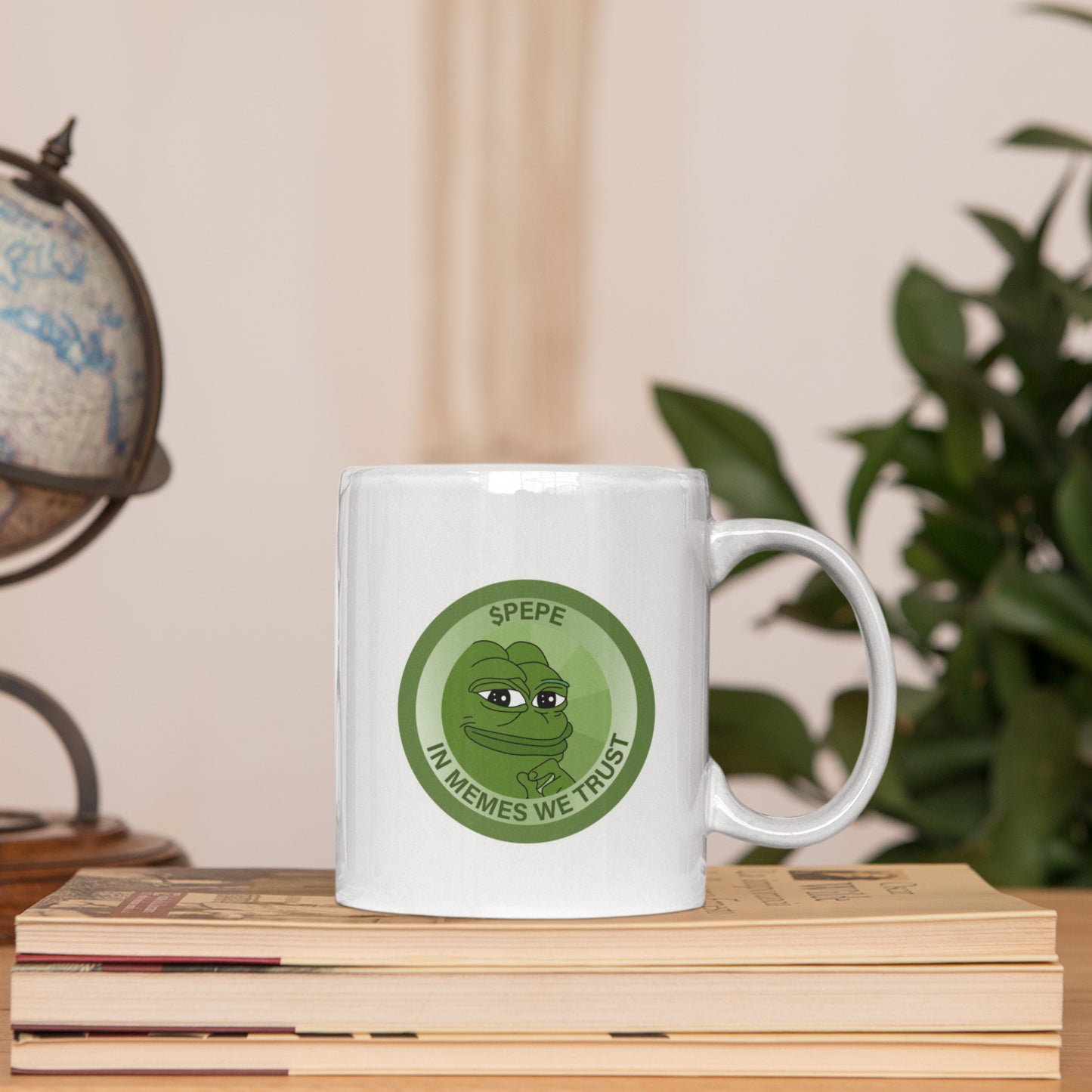 $PEPE - In Memes We Trust Mug