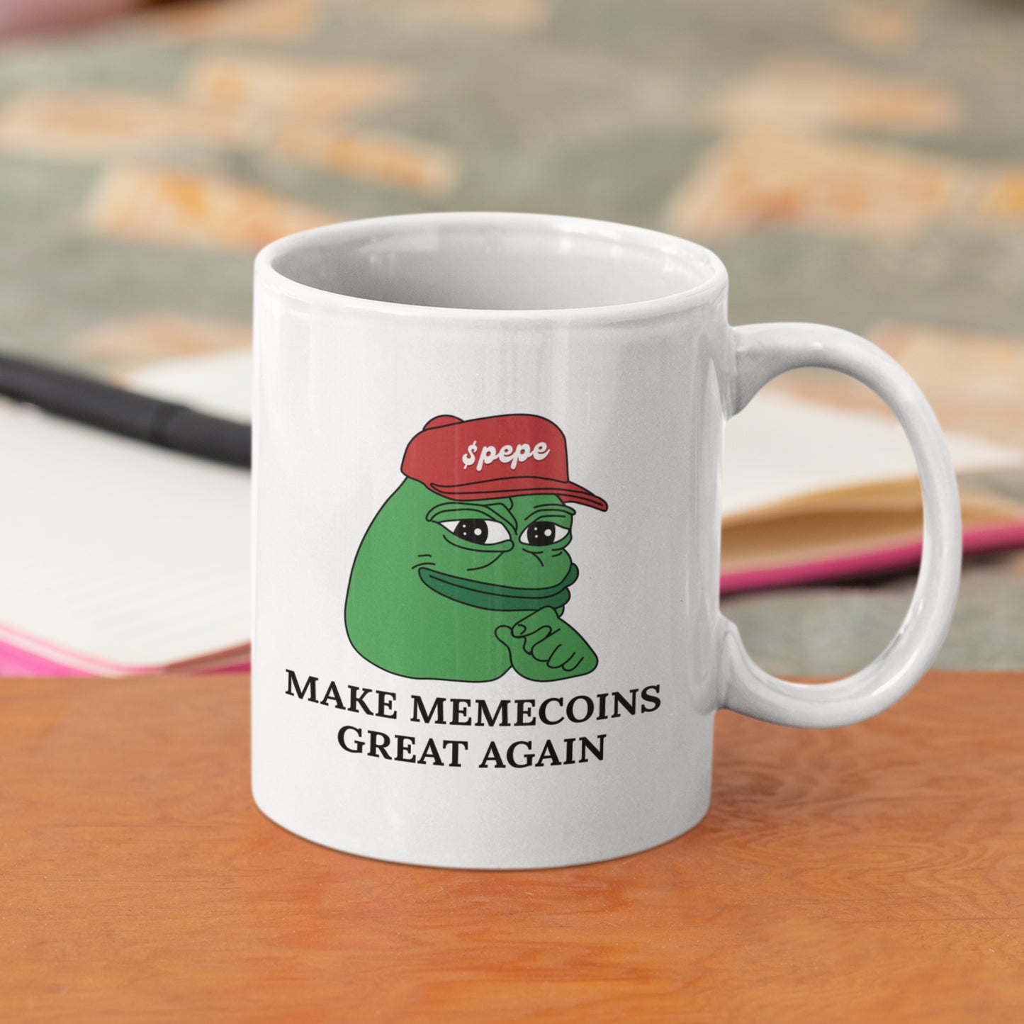 $PEPE- Make Memecoins Great Again Mug