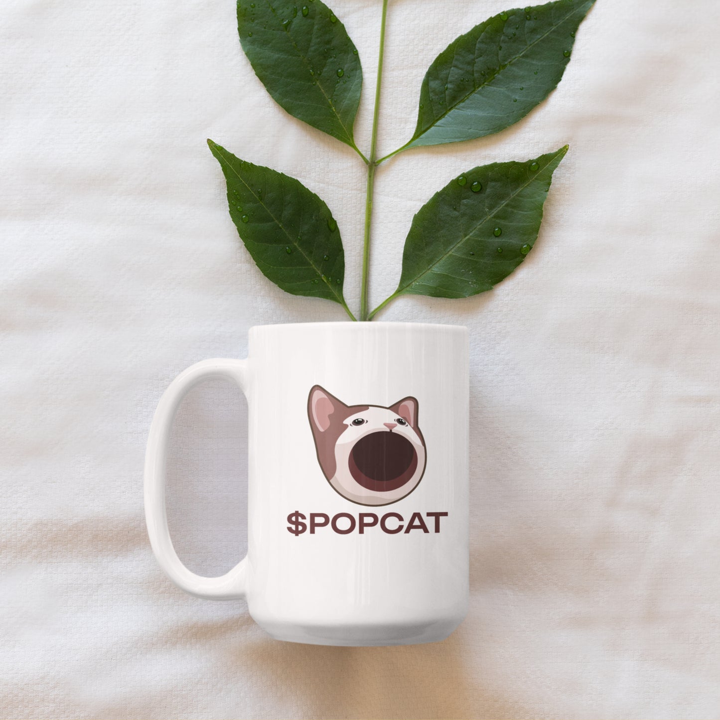 $POPCAT Logo Mug