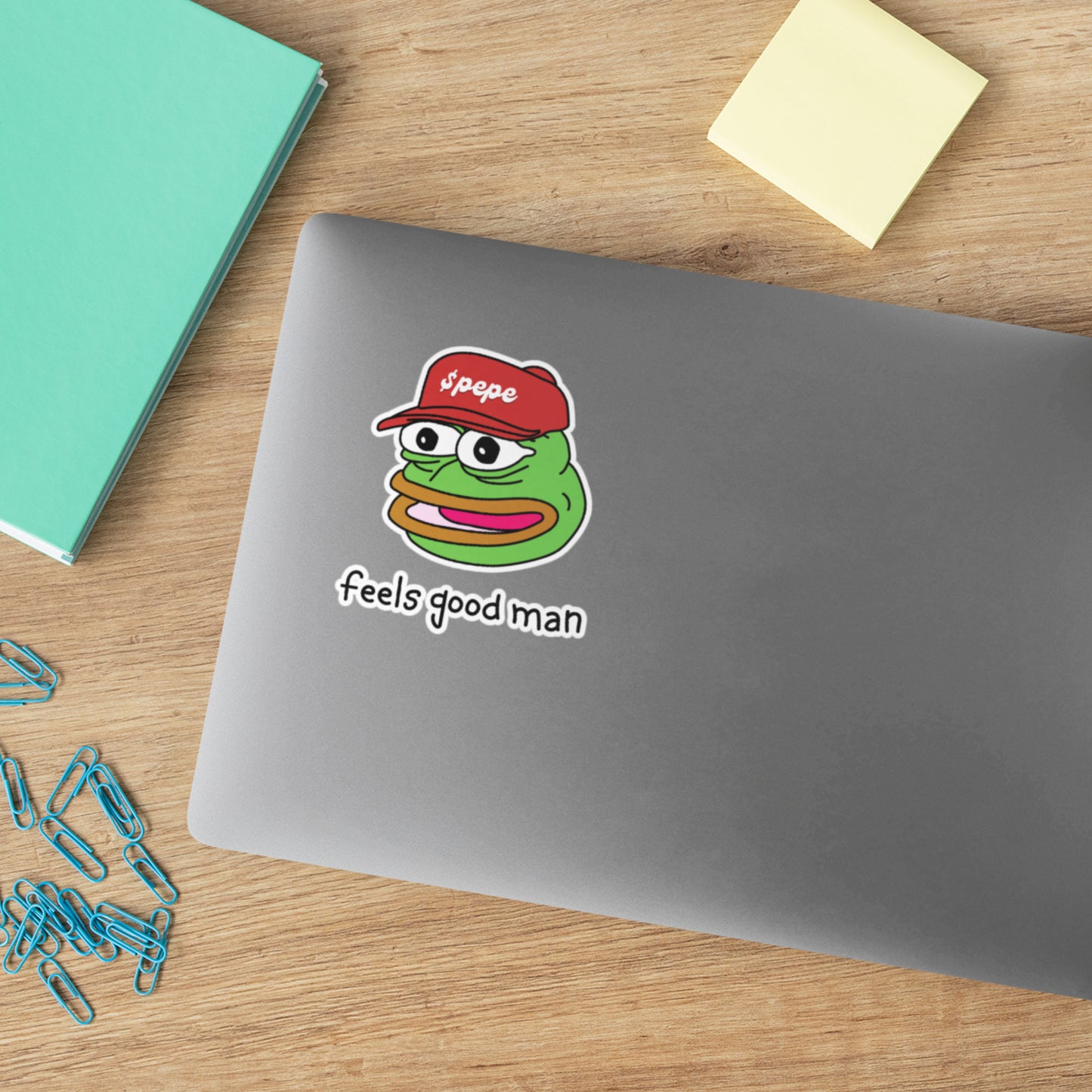 $PEPE- Feels Good Man Sticker Sheet