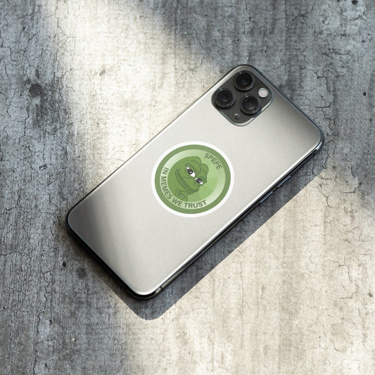 $PEPE - In Memes We Trust Sticker Sheet