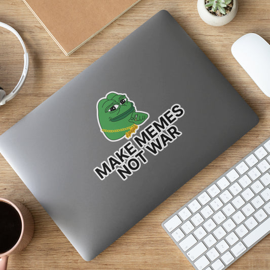 Make Memes Not War Sticker Sheet