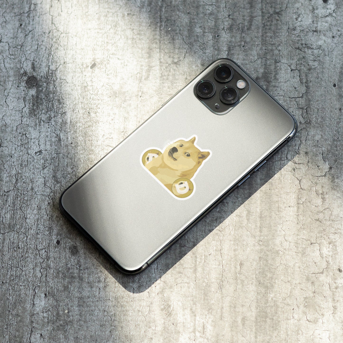 Doge With $DOGE Logo Sticker Sheet