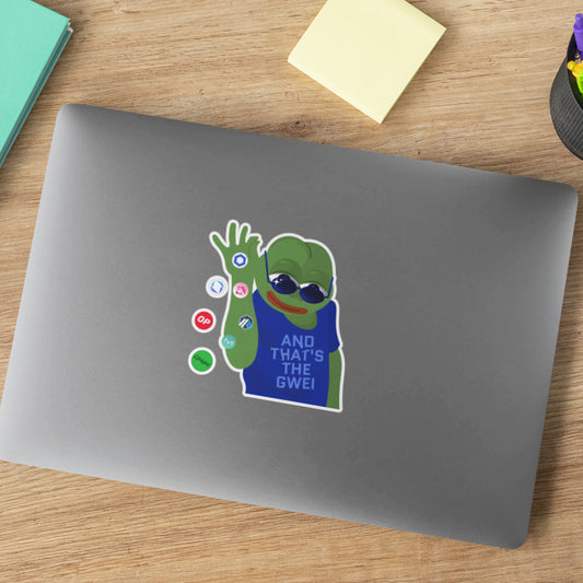 And That's The Gwei Sticker Sheet