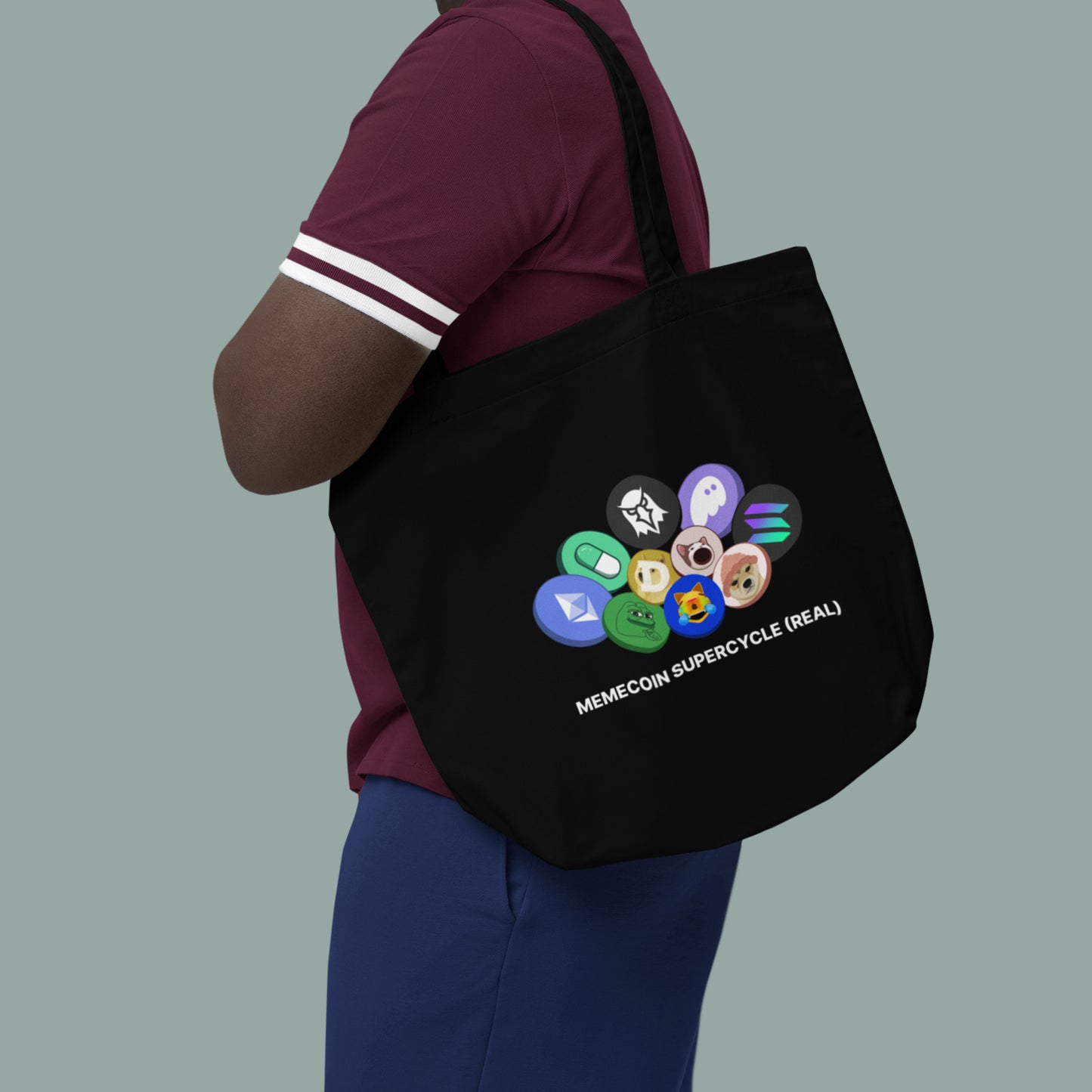 Memecoin Supercycle (real) Tote Bag