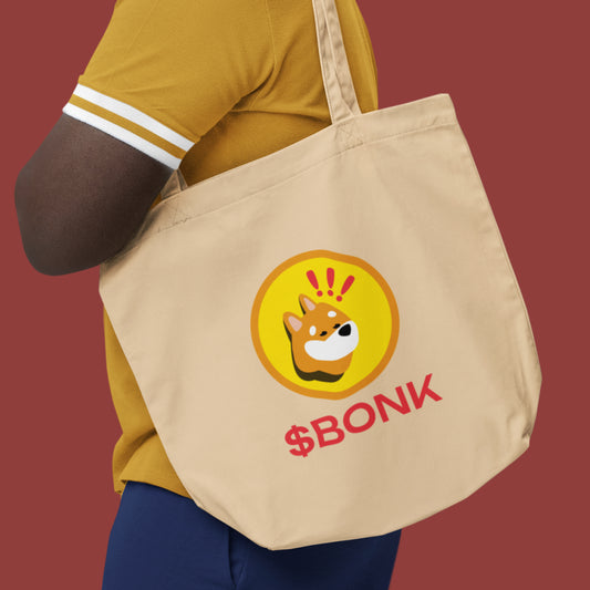 $BONK Logo Tote Bag