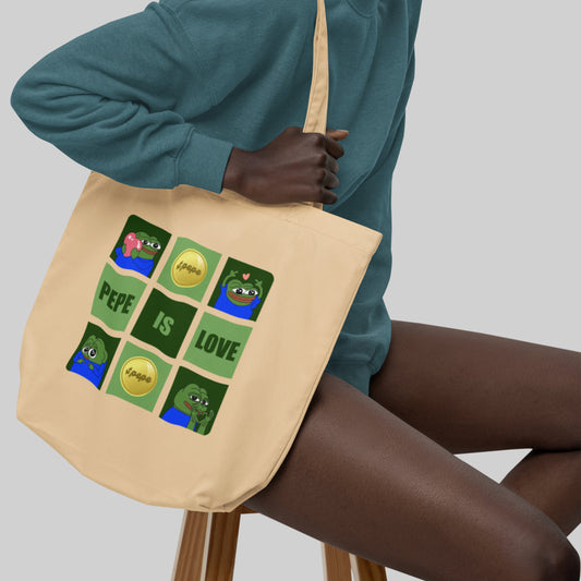 Pepe Is Love Tote Bag
