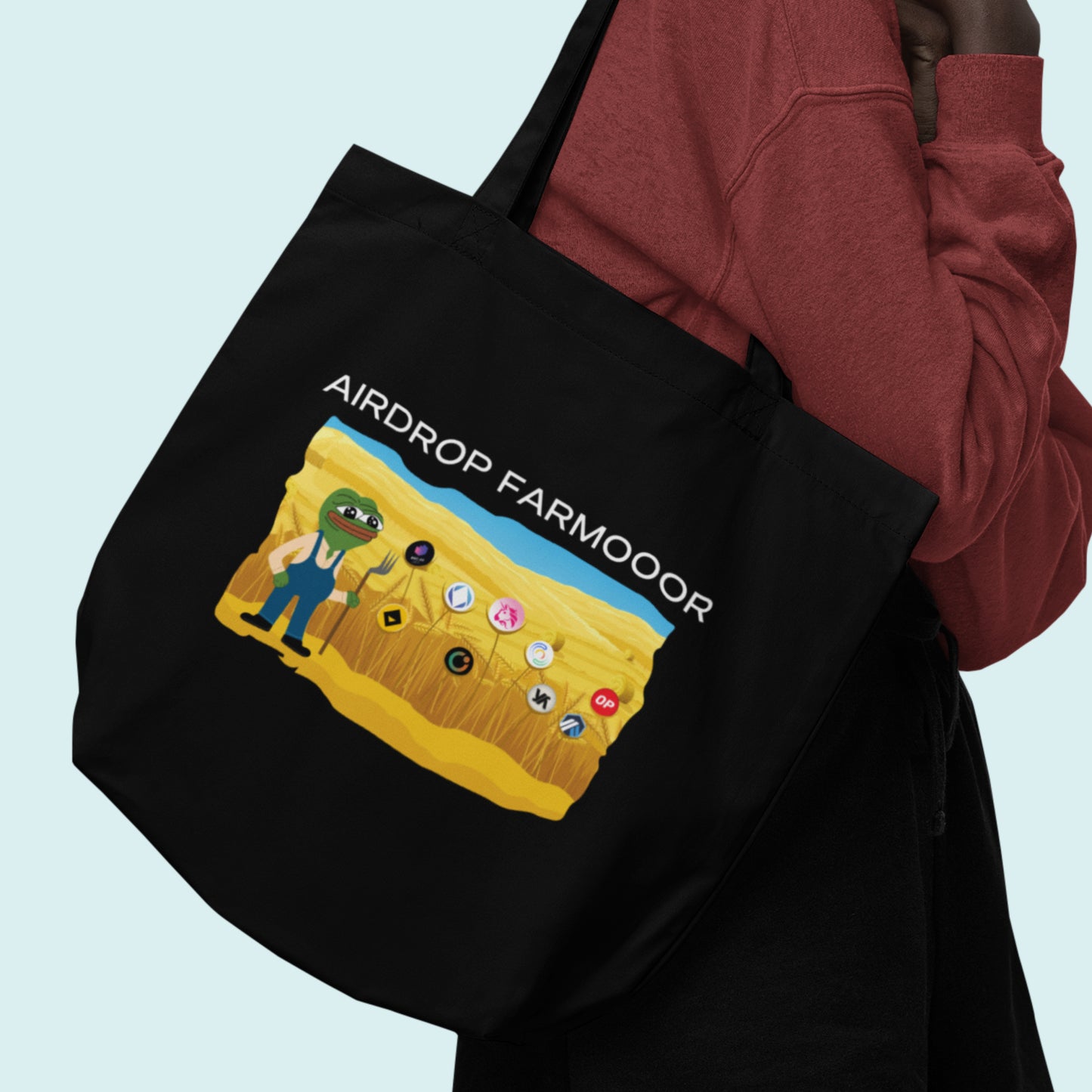 Airdrop Farmor Tote Bag