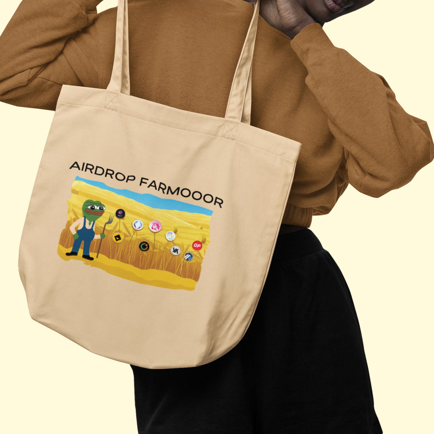 Airdrop Farmor Tote Bag
