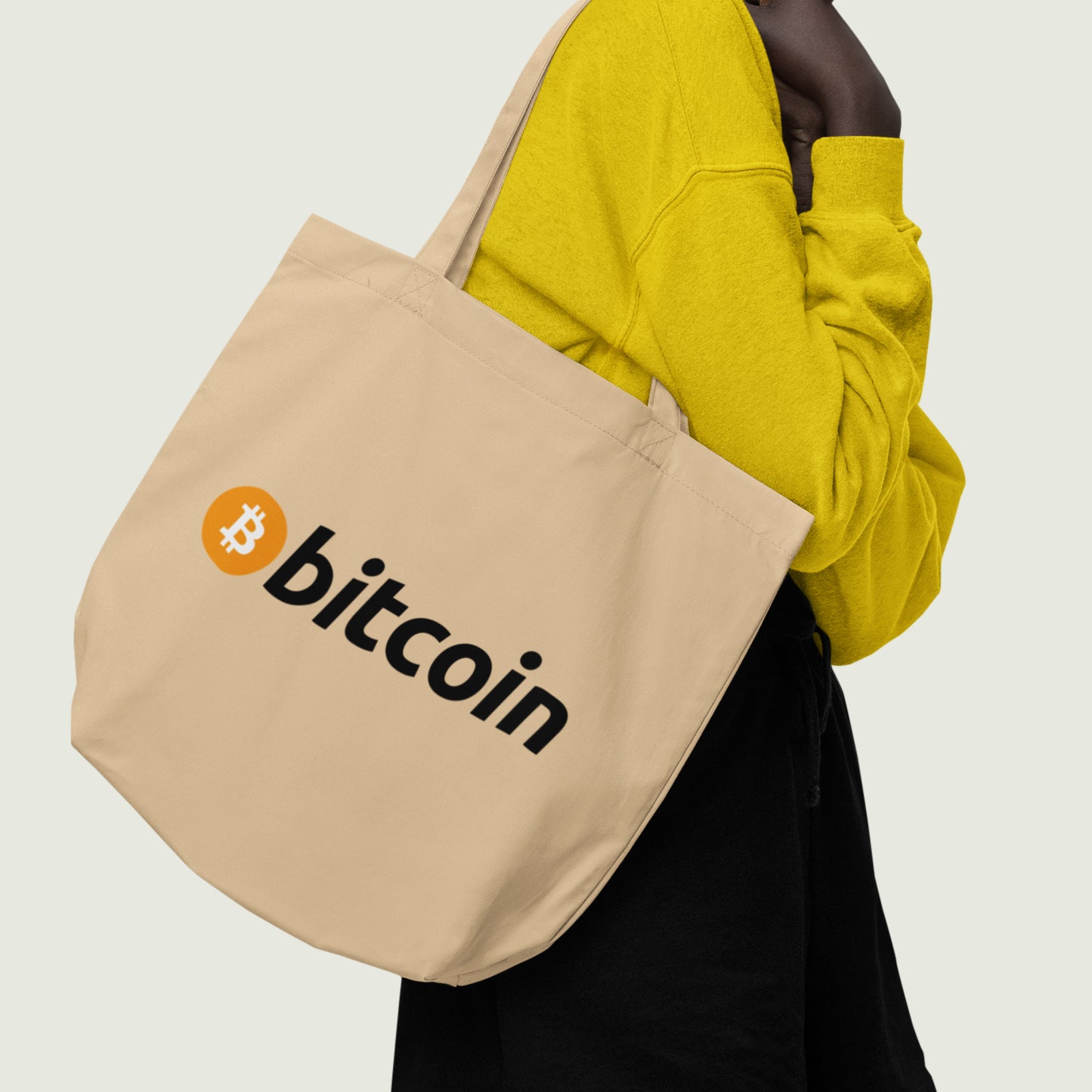 Classic Bitcoin Wordmark Tote Bag