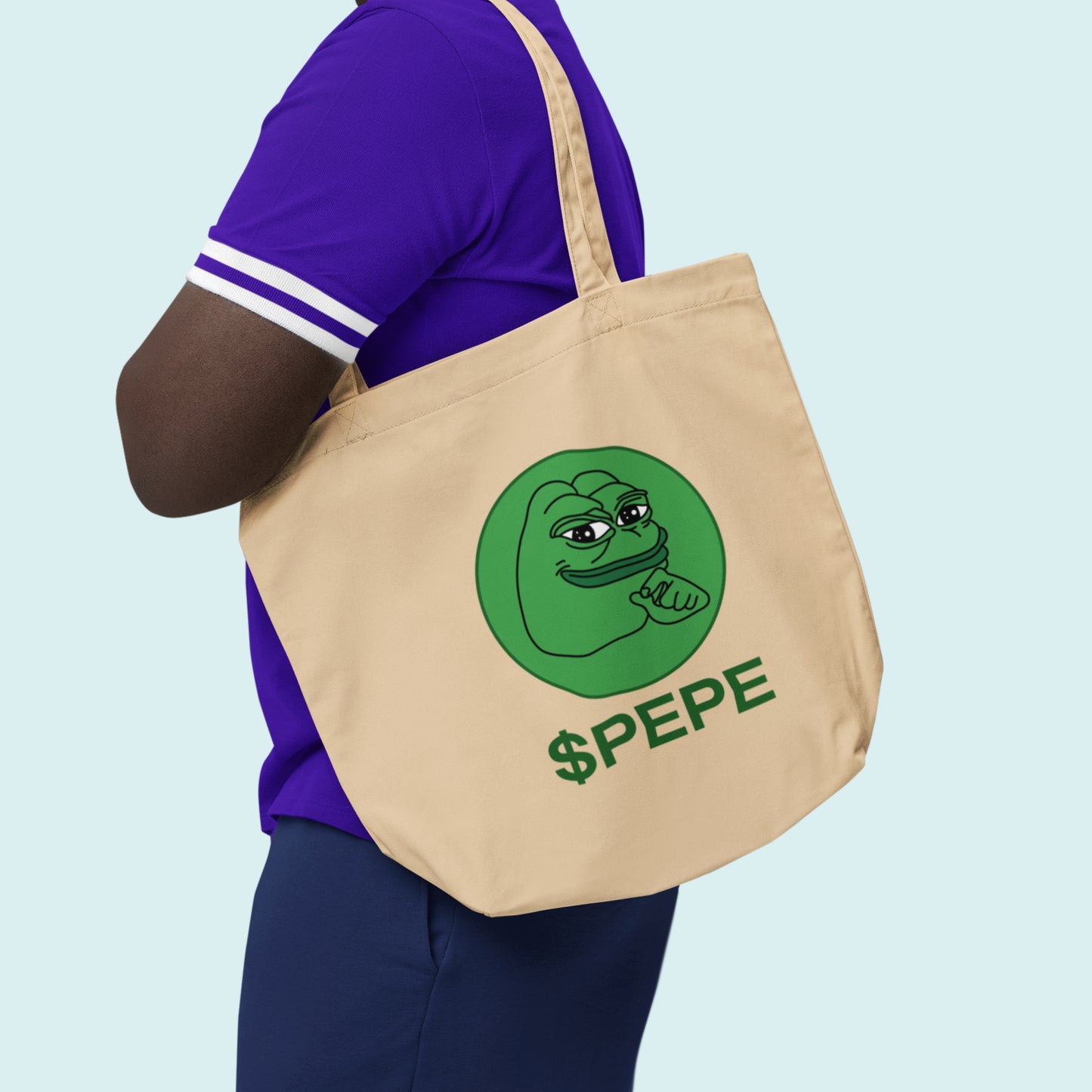 $PEPE Logo Tote Bag
