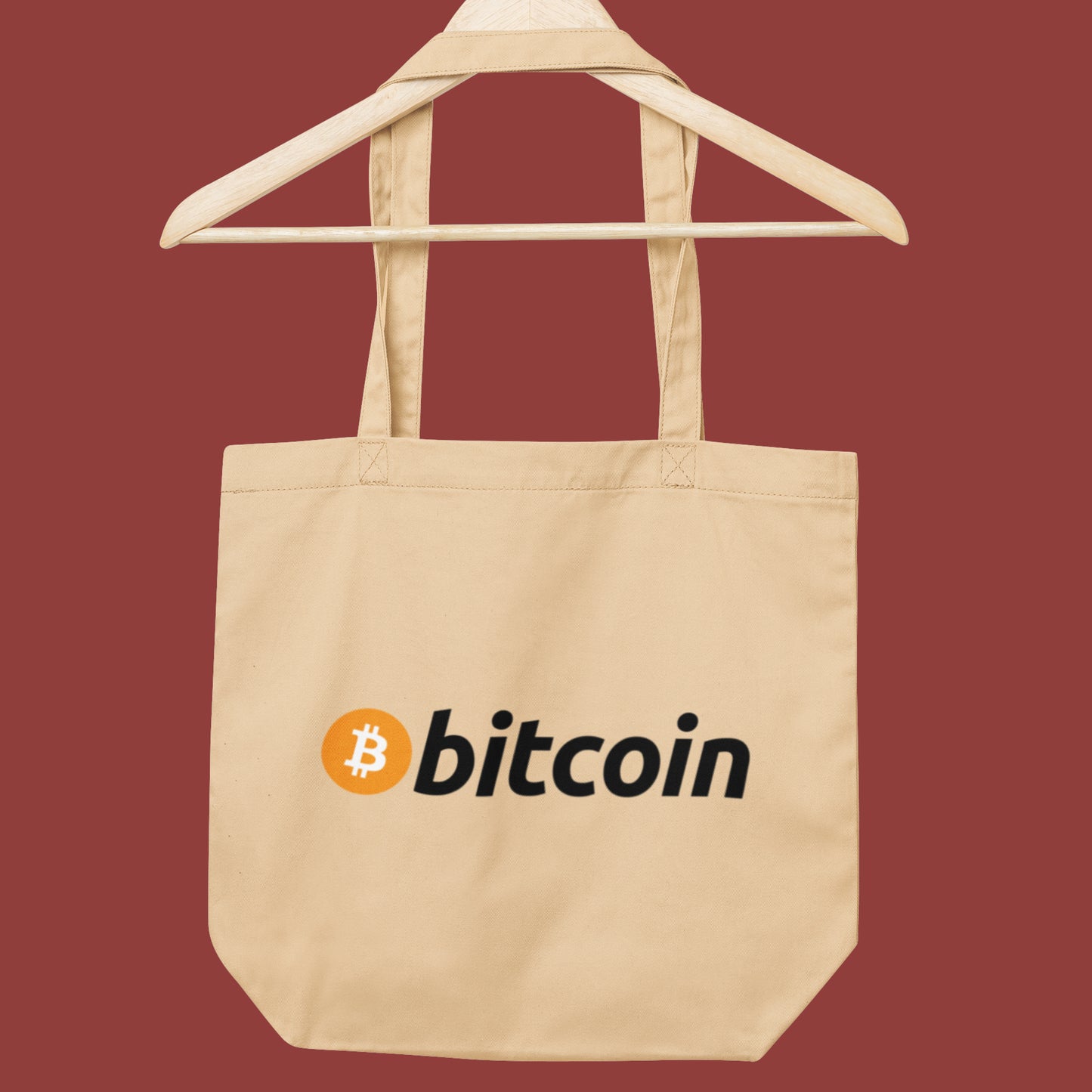 Classic Bitcoin Wordmark Tote Bag