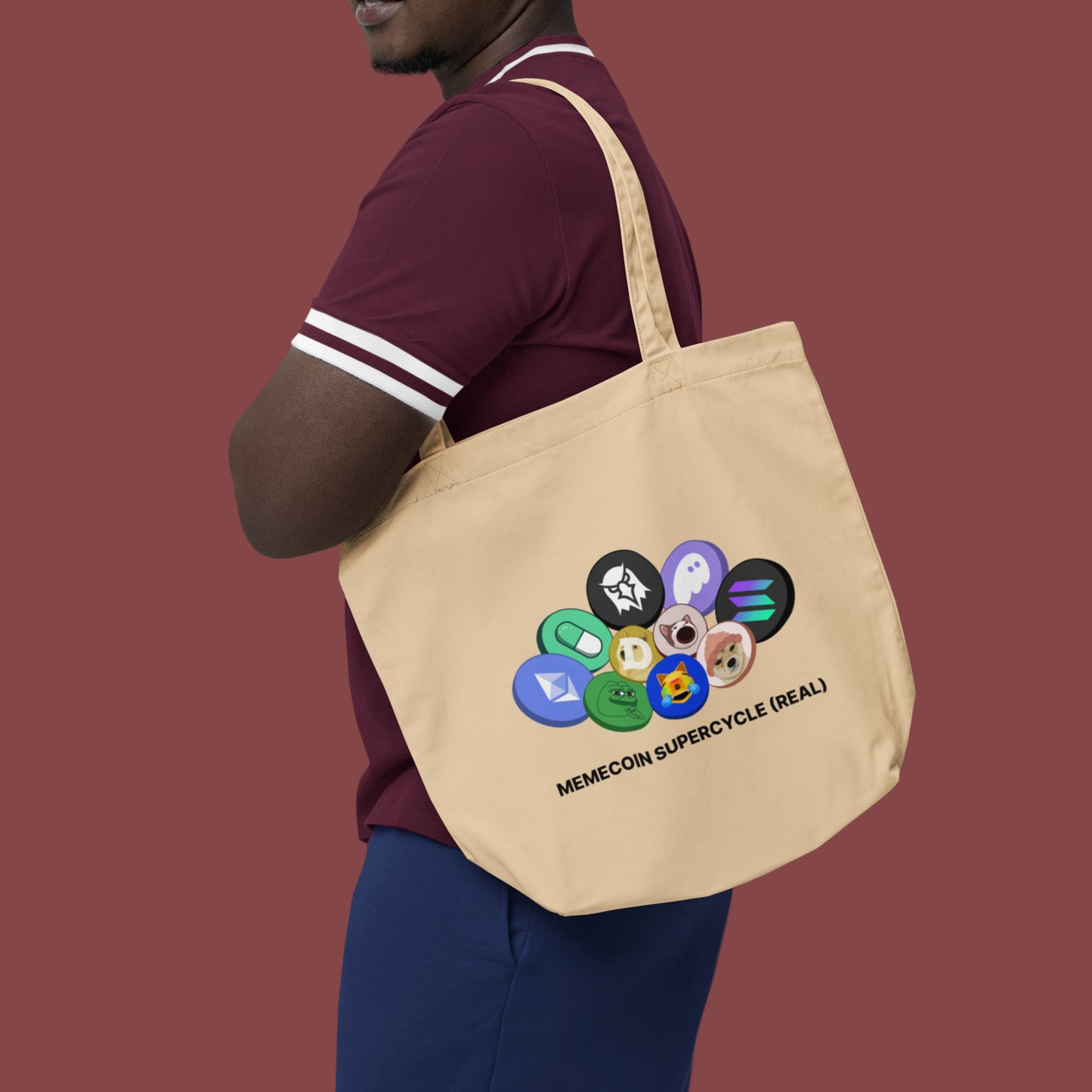 Memecoin Supercycle (real) Tote Bag