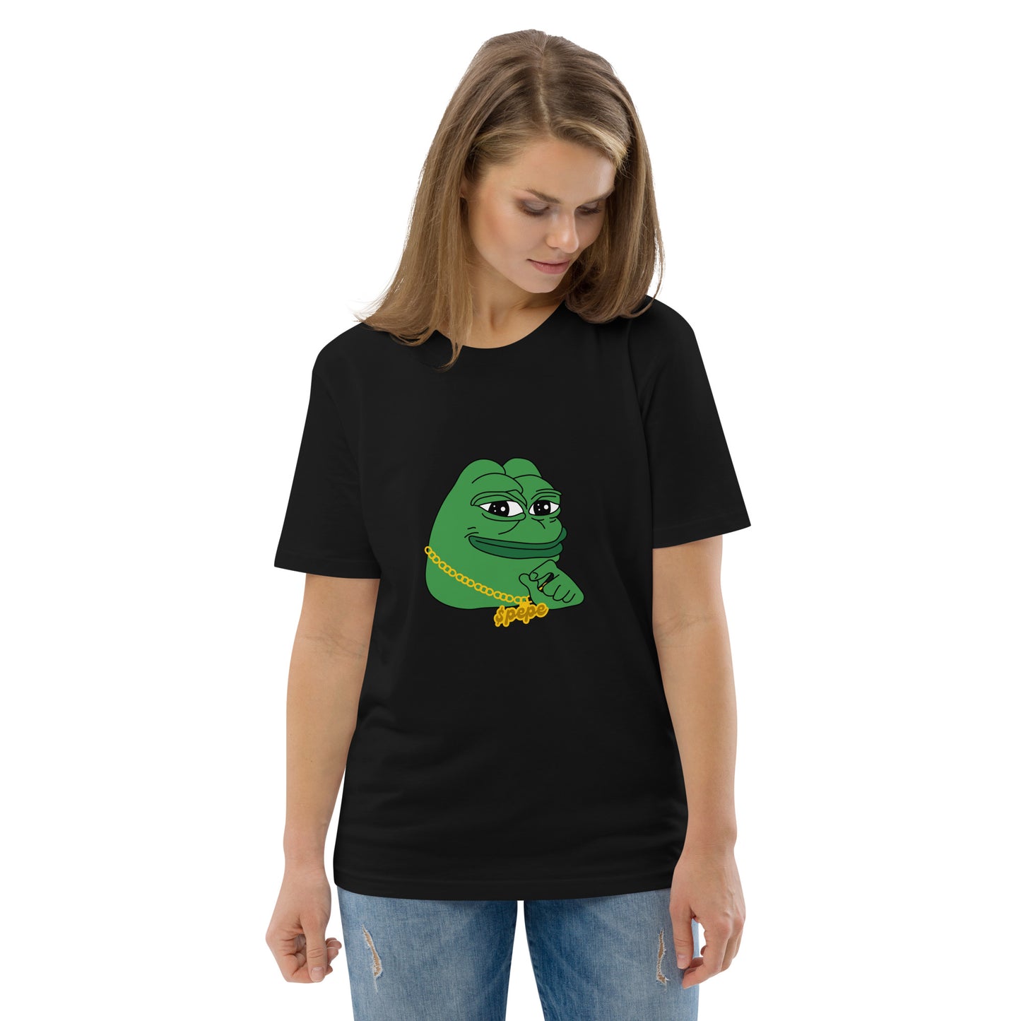 $PEPE Gold Chain Tee