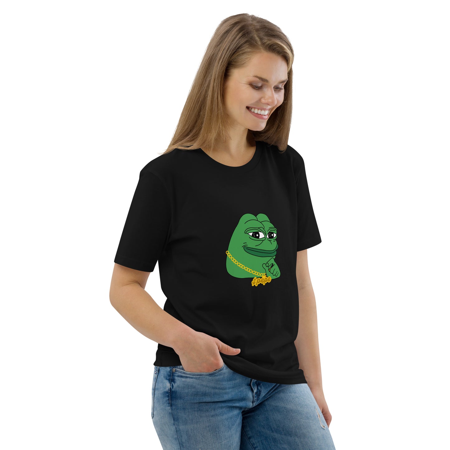 $PEPE Gold Chain Tee