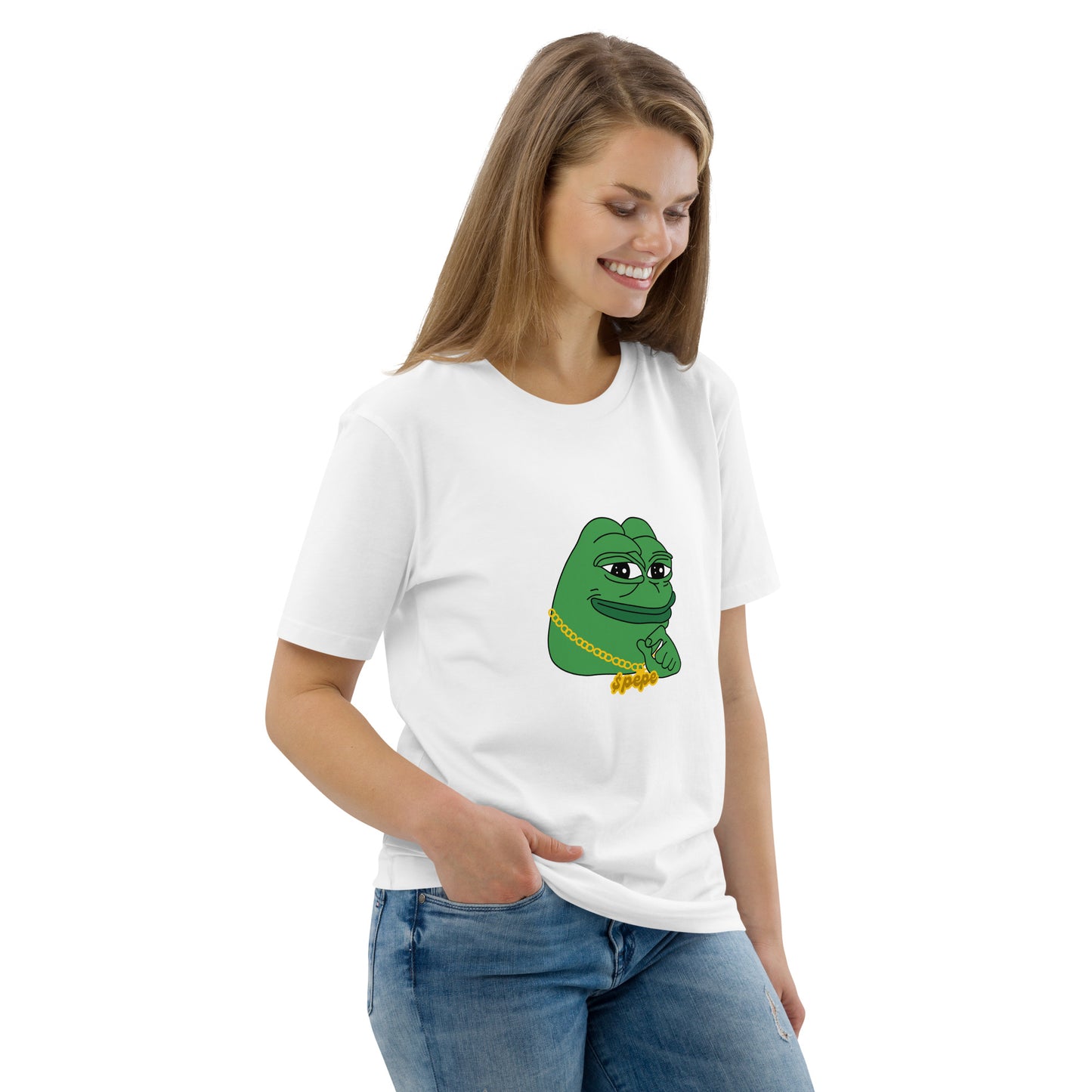 $PEPE Gold Chain Tee