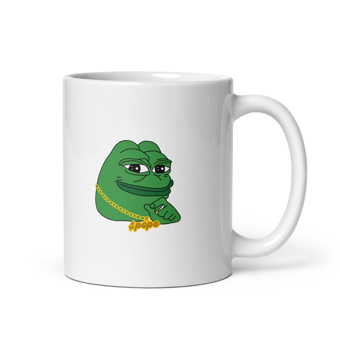 $PEPE Gold Chain Mug