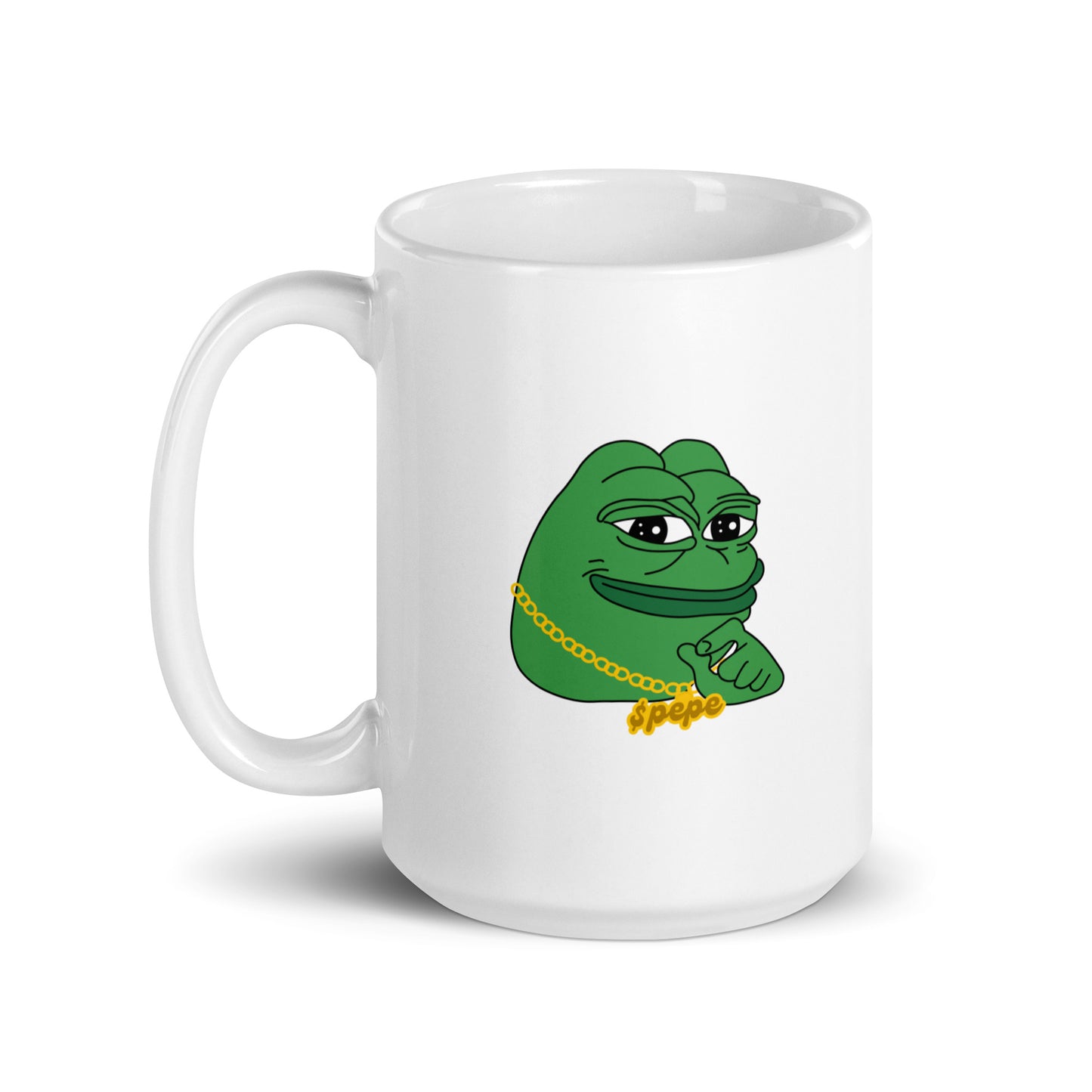 $PEPE Gold Chain Mug