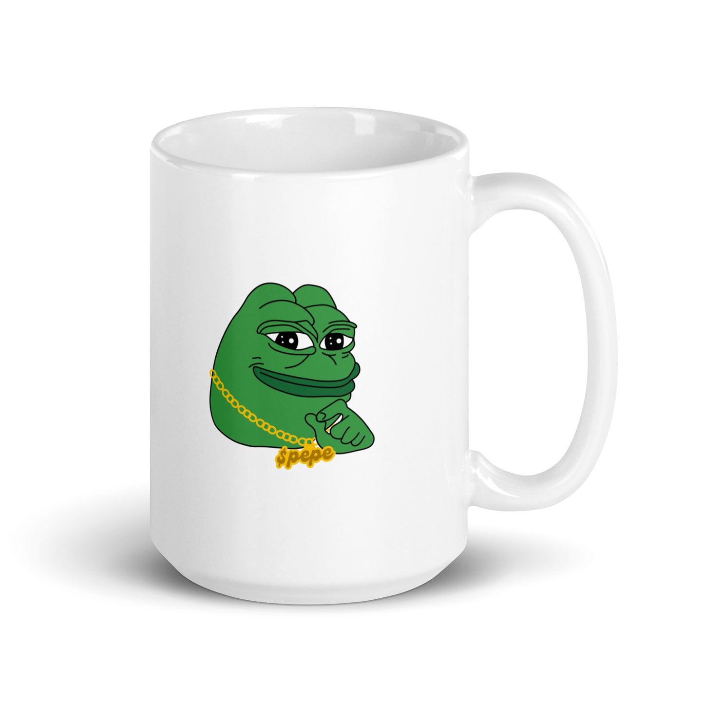 $PEPE Gold Chain Mug