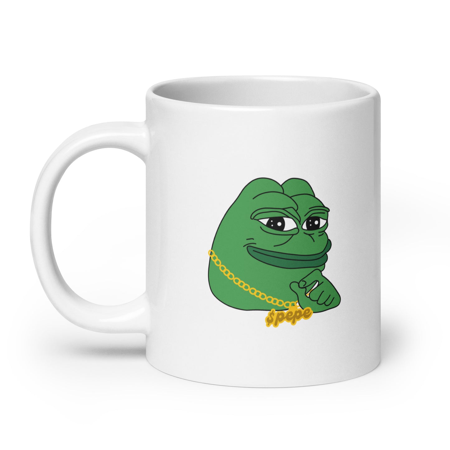 $PEPE Gold Chain Mug