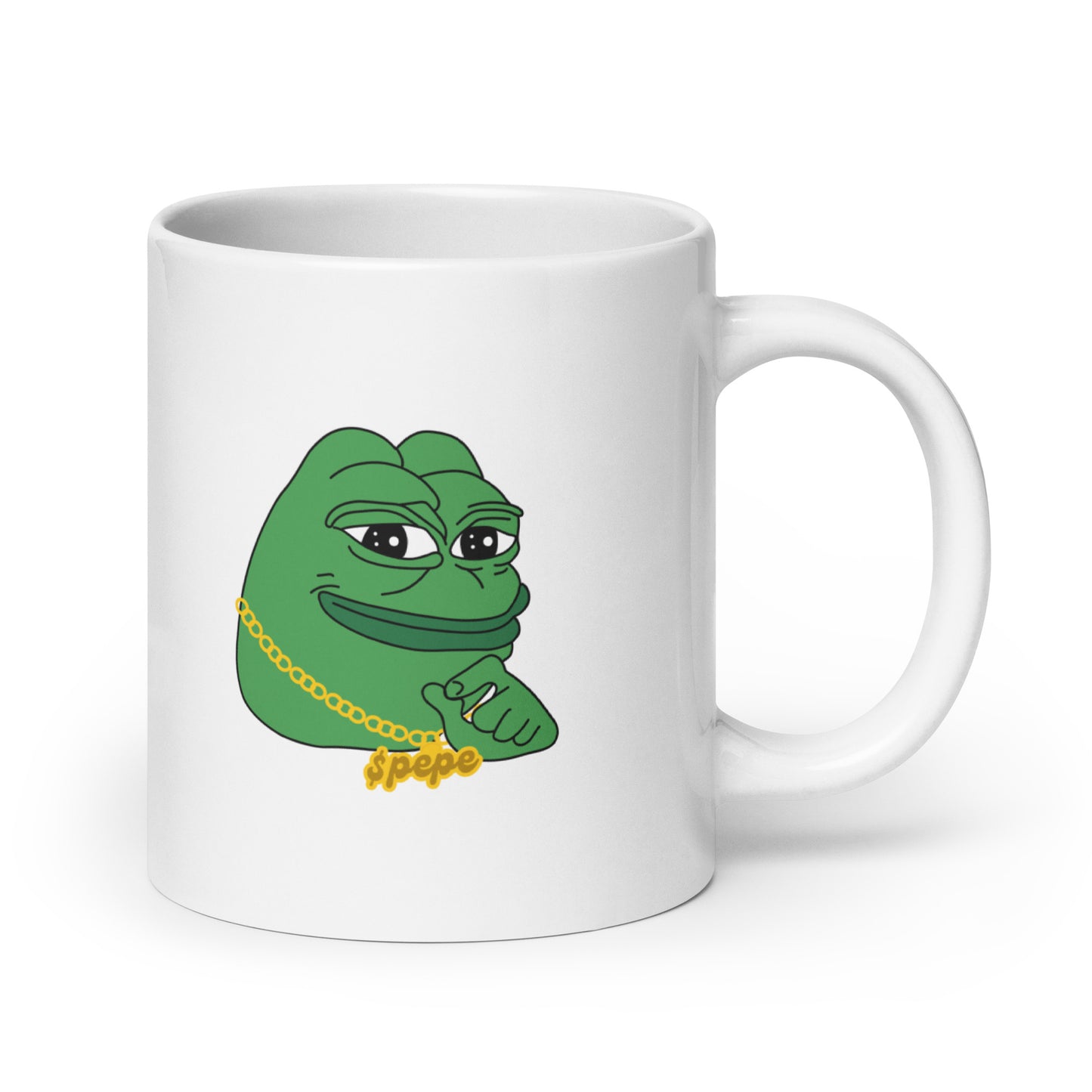 $PEPE Gold Chain Mug