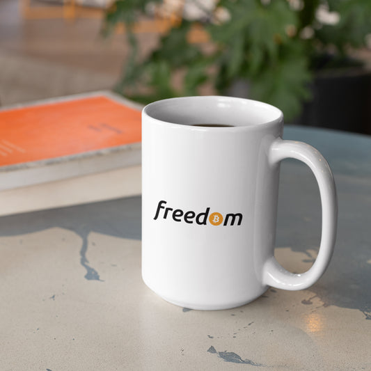 Freedom Bitcoin Mug