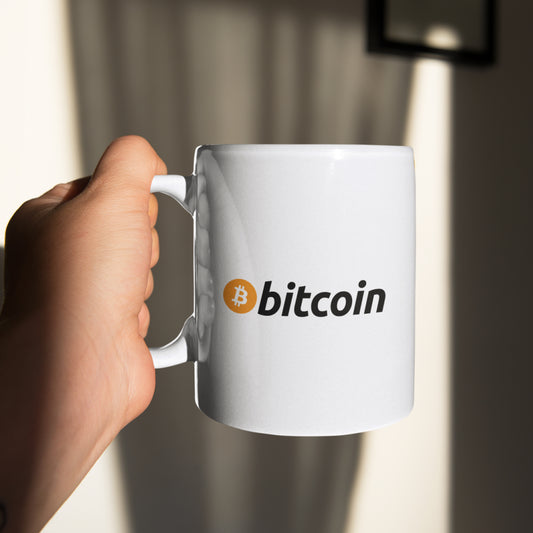 Classic Bitcoin Wordmark Mug