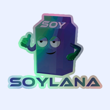 Soylana Illustrated Holographic Sticker