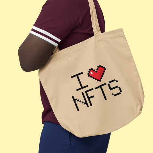 I Love Nfts Tote Bag