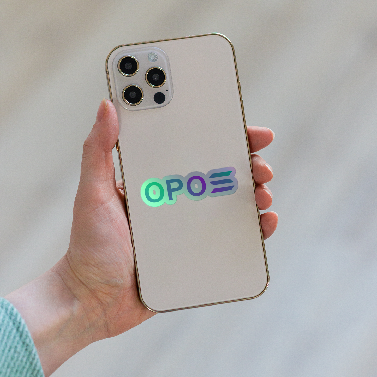 OPOS Holographic Sticker