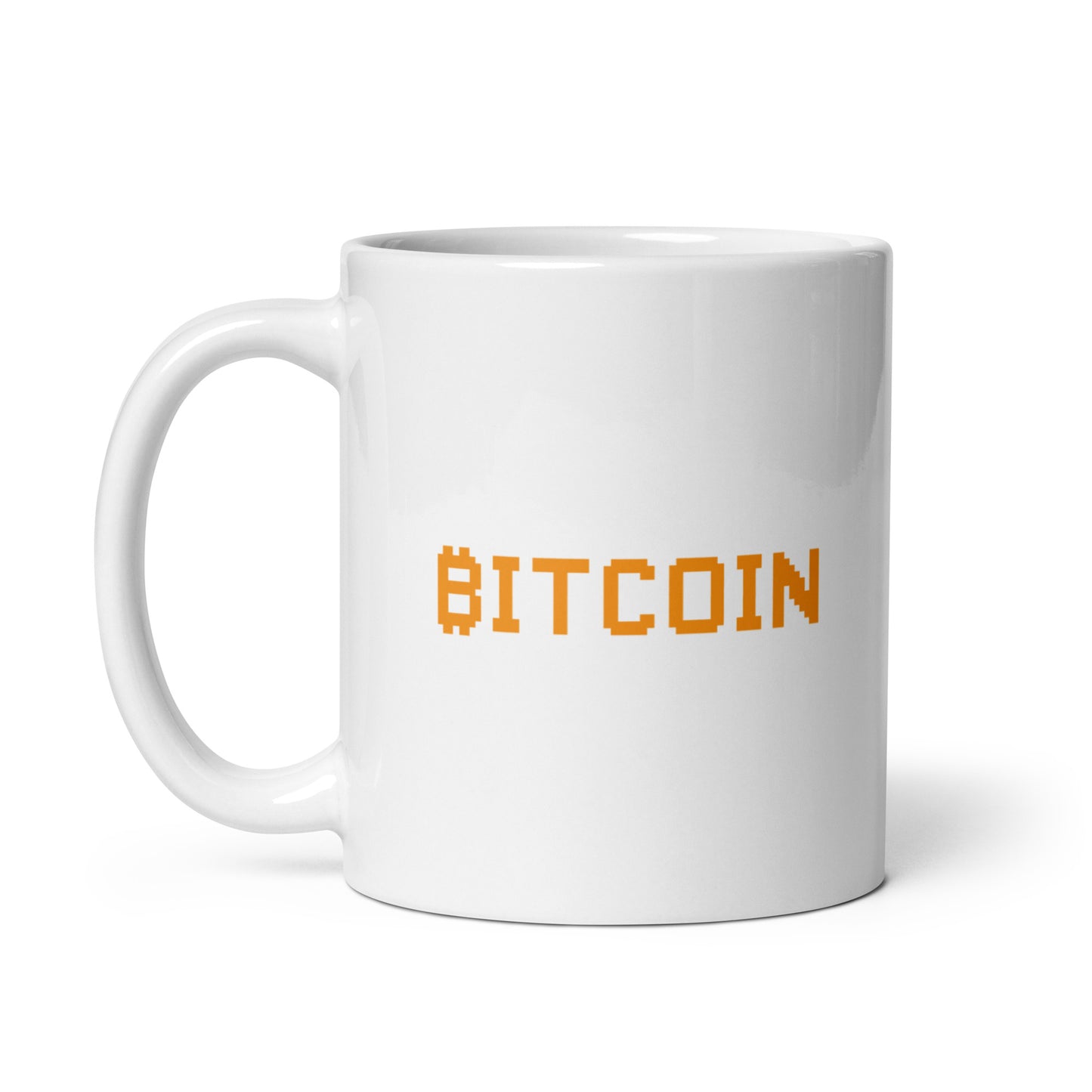 Bitcoin Typography Mug