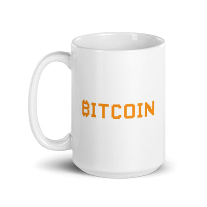 Bitcoin Typography Mug