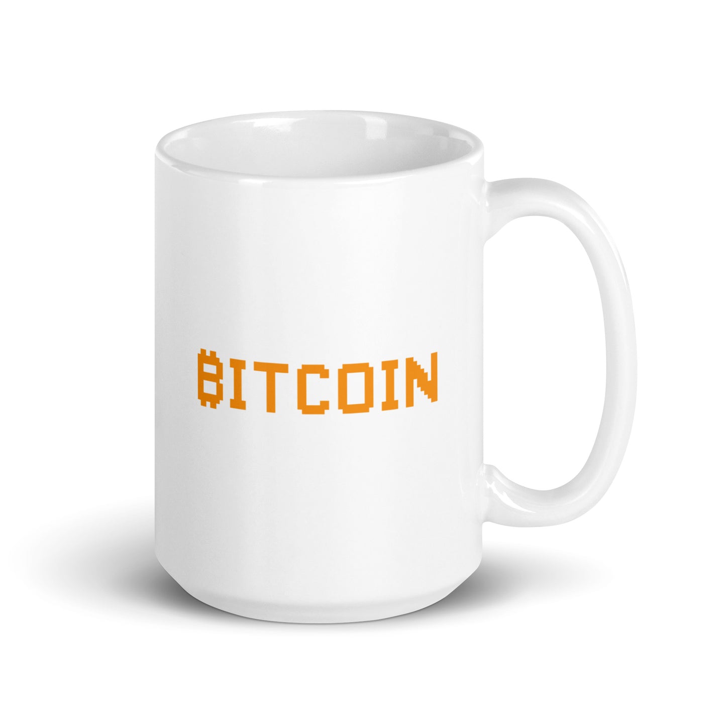 Bitcoin Typography Mug